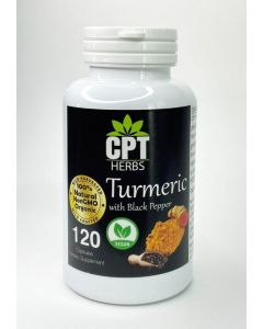 Turmeric - 120 Capsules Organic